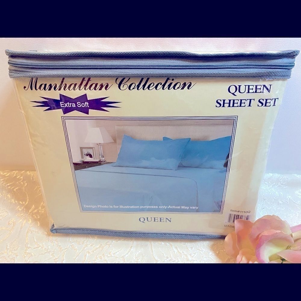 💥Manhattan Collection Extra Soft Queen Sheet Set